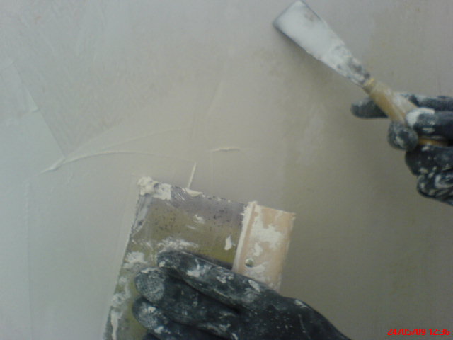 ENDUIT MONOCOUCHE REBOUCHAGE POUR FISSURES LISSER PONCER 