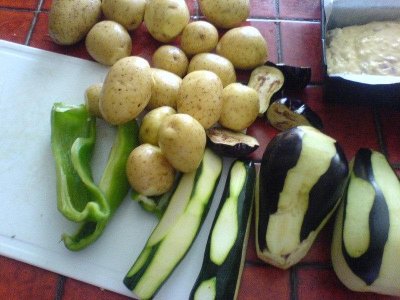PLAT DE LEGUMES AU FOUR