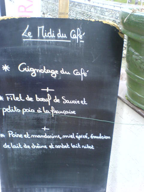 RESTAURANT CAFE DE L'ARVE CHAMONIX