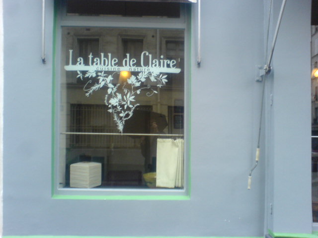 LA TABLE DE CLAIRE RESTO PARIS 11 RESTAU LA TABLE DE CLAIRE