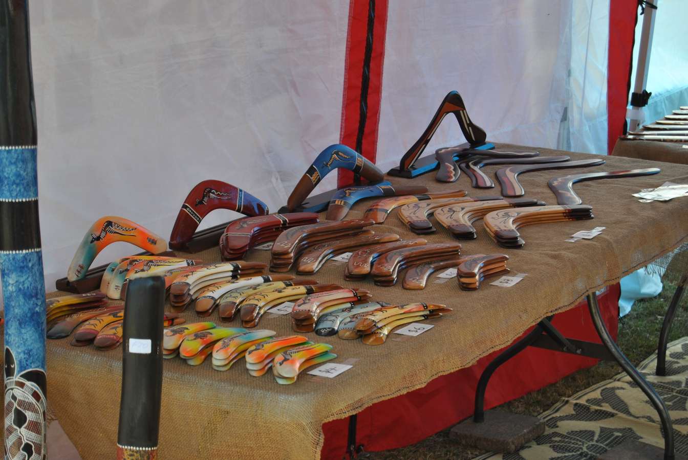 AUSTRALIE/BOOMERANGS HAND MADE MARKET PORT DOUGLAS