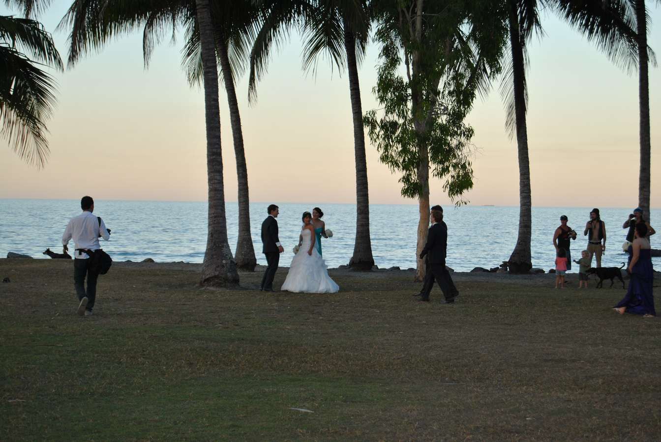 AUSTRALIE/UN MARIAGE AUSTRALIEN A PORT DOUGLAS.