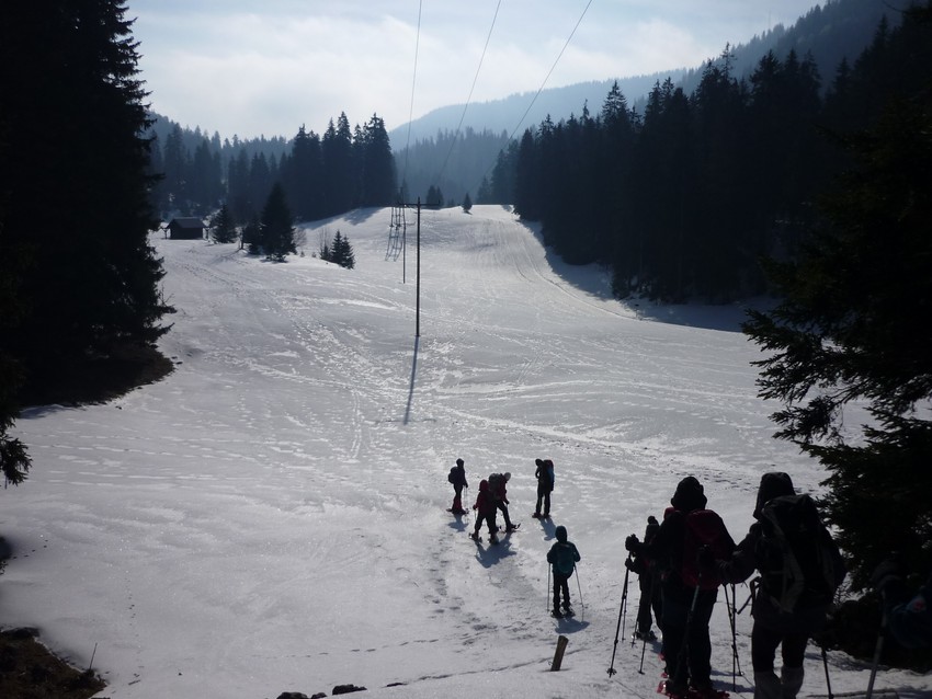 TRAVERSEE DU JURA FRANCO SUISSE EN RAQUETTE ET SKI DE FOND