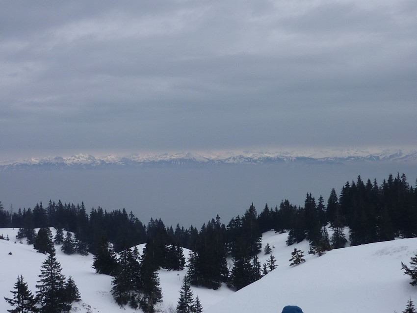 TRAVERSEE DU JURA FRANCO SUISSE EN RAQUETTE ET SKI DE FOND