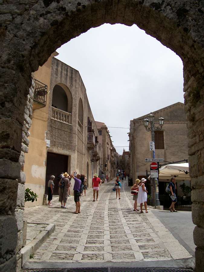 ERICE TRAPANI SICILE ITALIE SICILIA ITALIA