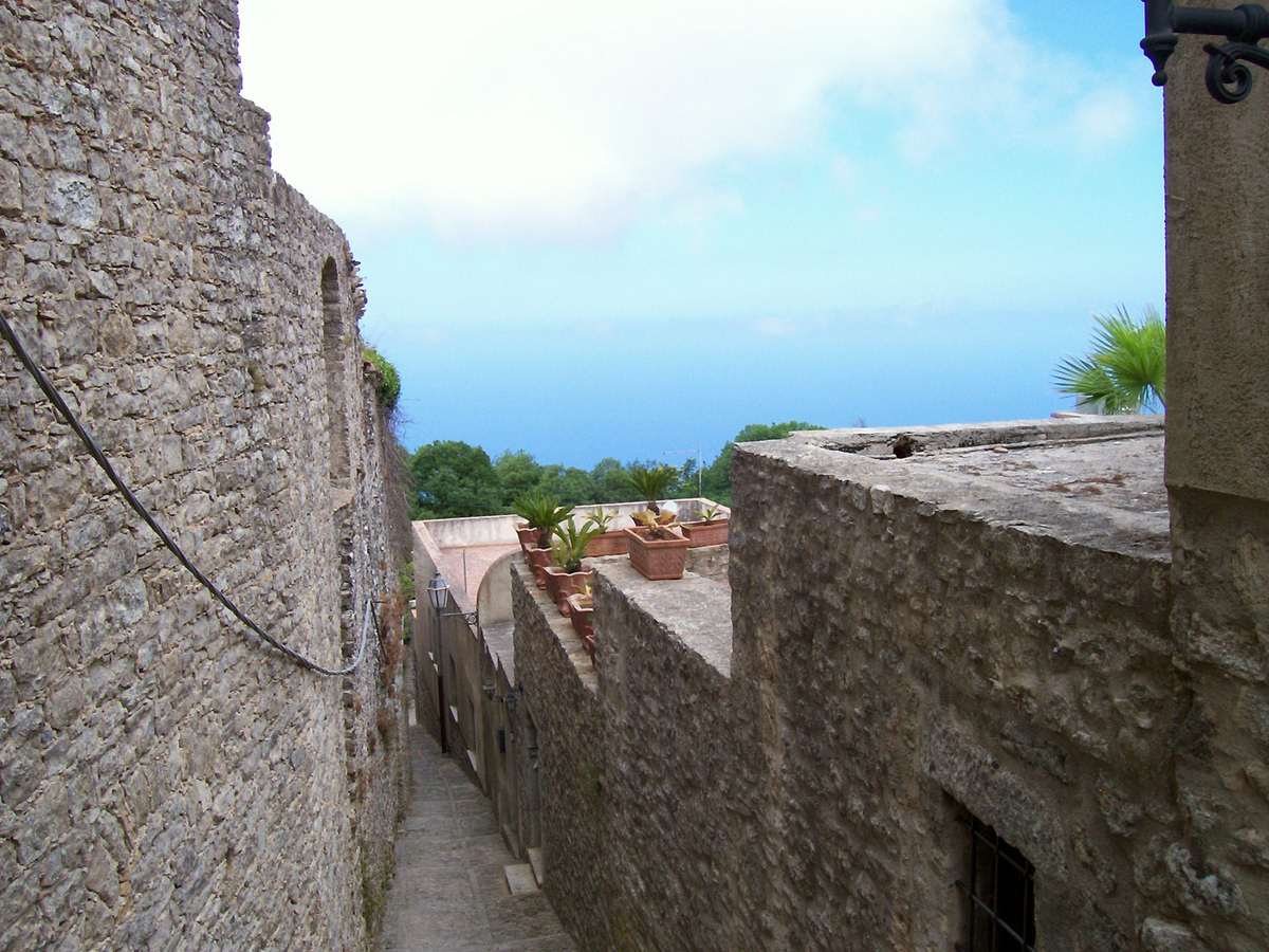 ERICE TRAPANI SICILE ITALIE SICILIA ITALIA