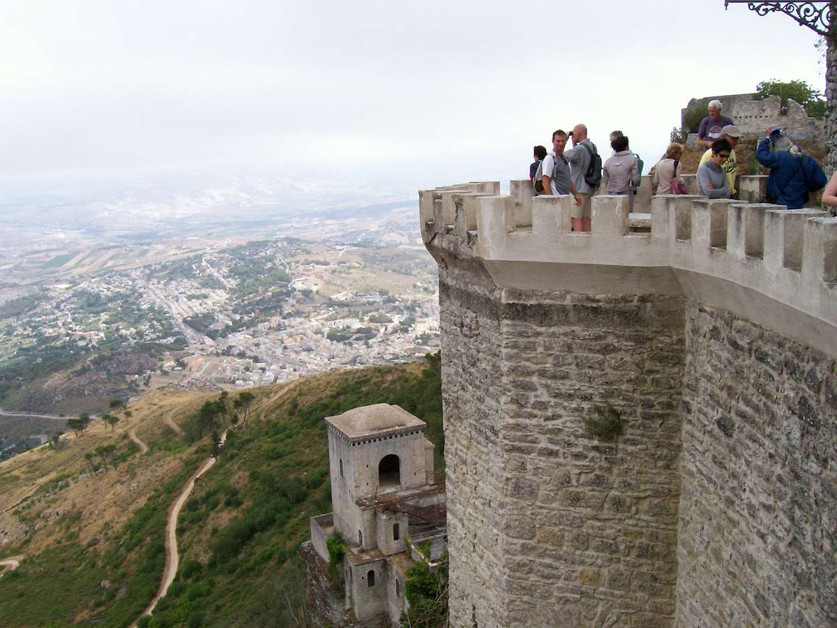 ERICE TRAPANI SICILE ITALIE SICILIA ITALIA